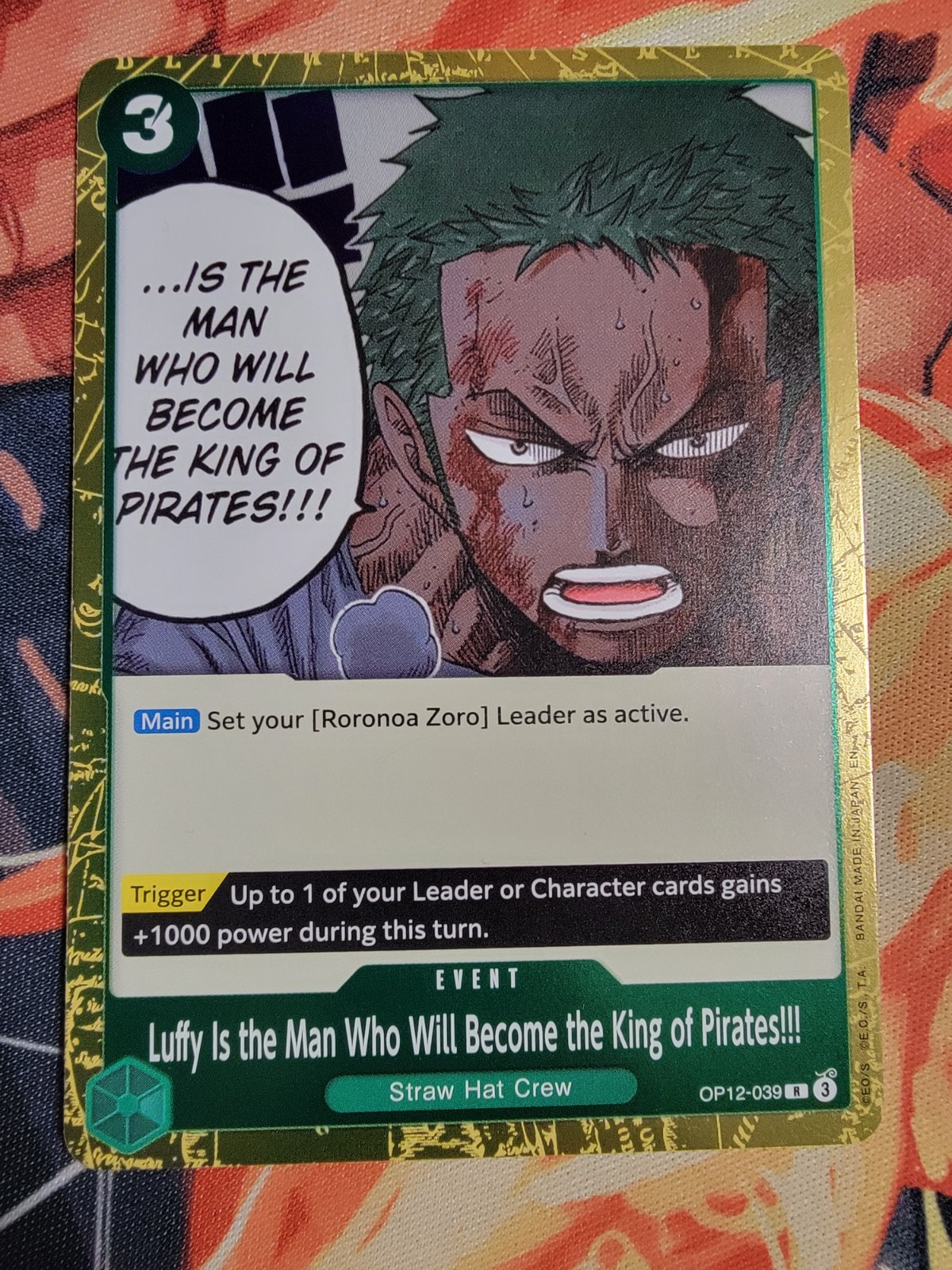 Luffy Is the Man Who Will Become the King of Pirates!!! OP12-039