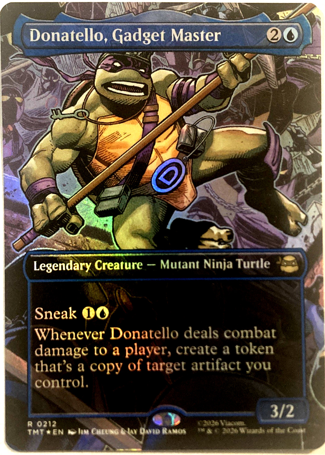 MTG Donatello, Gadget Master (Borderless Foil) Teenage Mutant Ninja Turtles 212