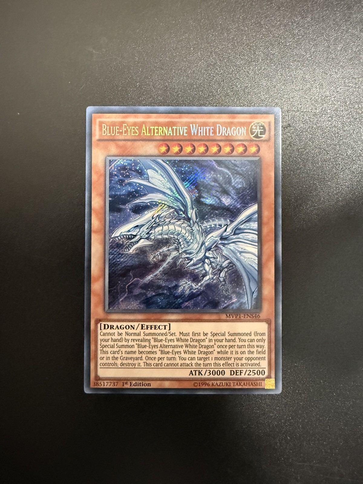 MVP1-ENS46 Blue-Eyes Alternative White Dragon Secret 1st Edition NM Yugioh Card