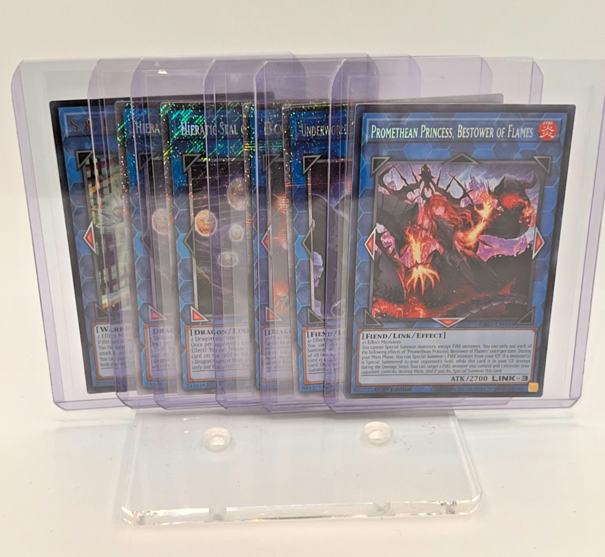 Set of 6 YuGiOh LINK/EFFECT Cards-Various Rarities