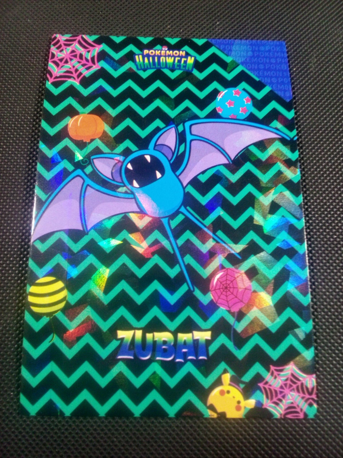 Pokemon 2024 Card Database Halloween Set Zubat Cracked Holo Peru US Seller