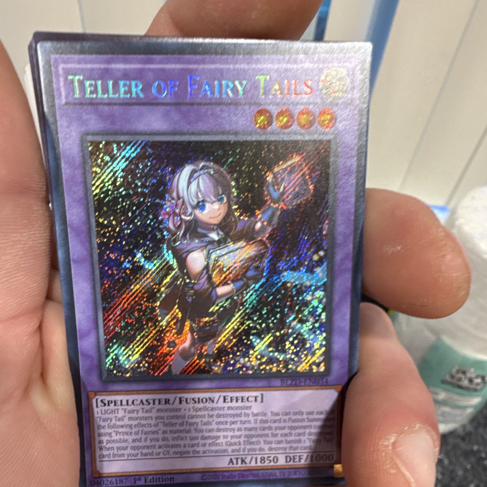 Yu-Gi-Oh! Teller of Fairy Tails BLZD-EN084 Secret Rare Holo 1st Ed 1850/1000