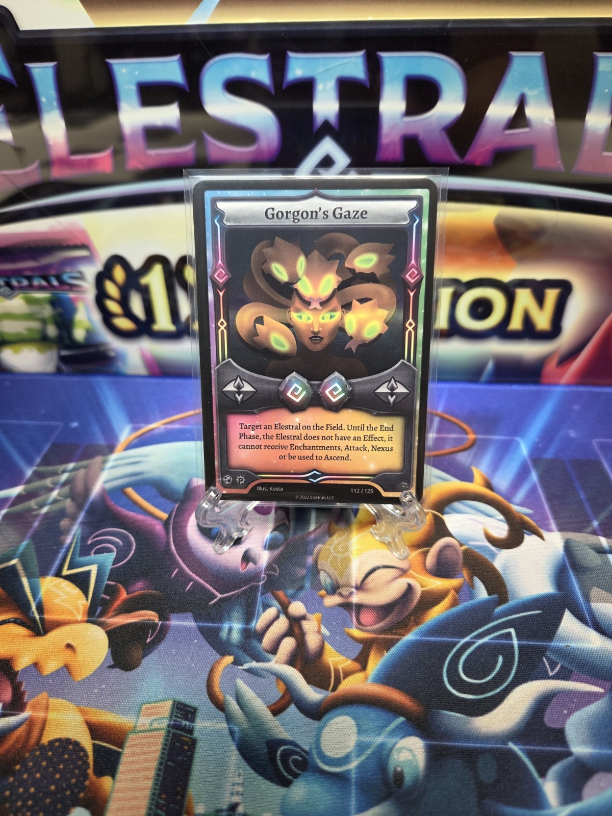 Elestrals TCG Prototype Gorgon’s Gaze 112/125