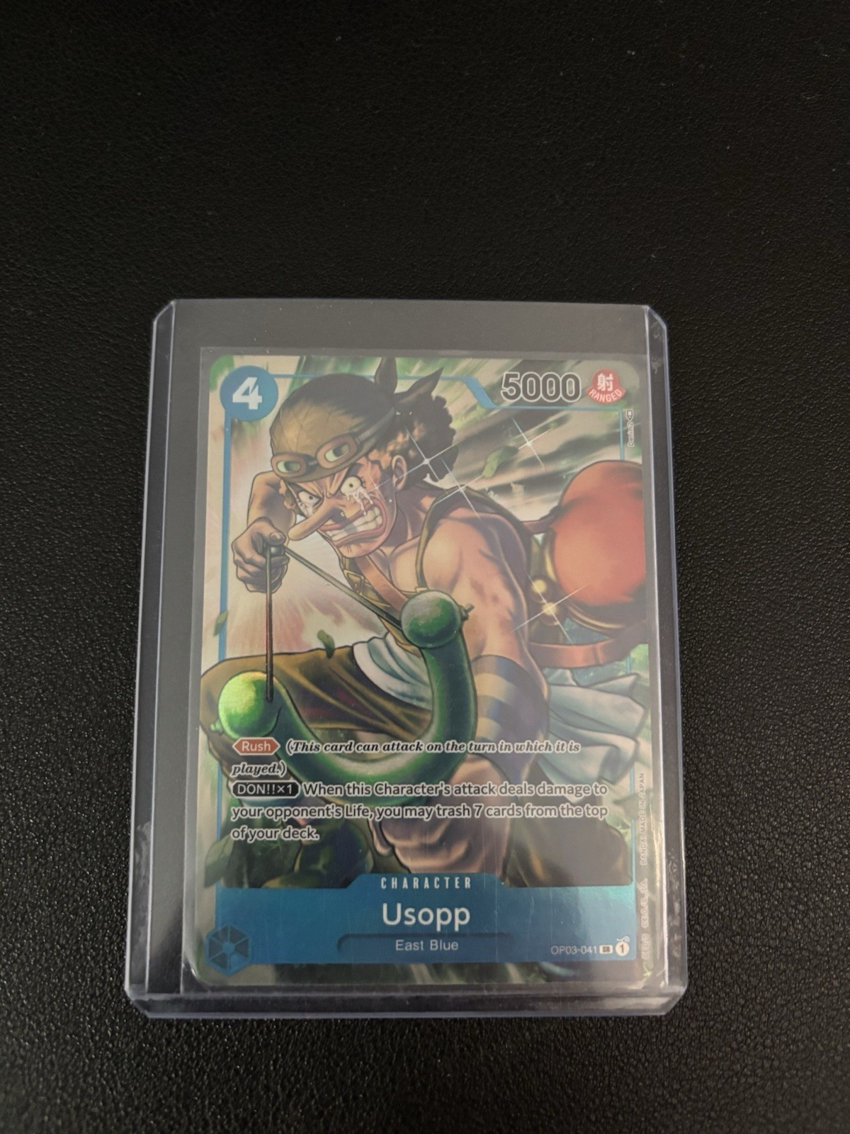 One Piece TCG Usopp OP03-041 PRB02 Alt Art SR Pillars of Strength English NM