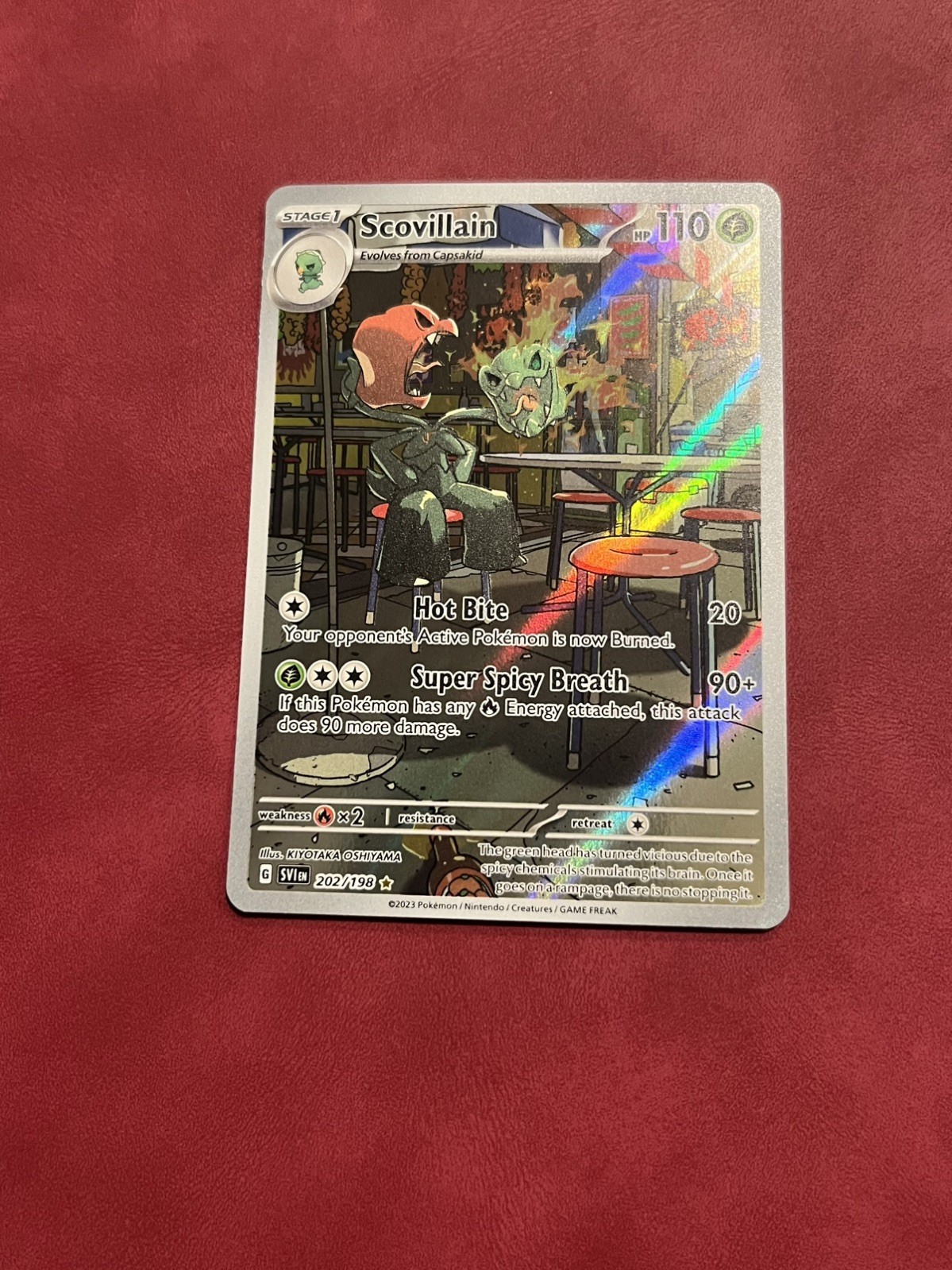 Scovillain 202/198 SV01: Scarlet & Violet Base Set Holo