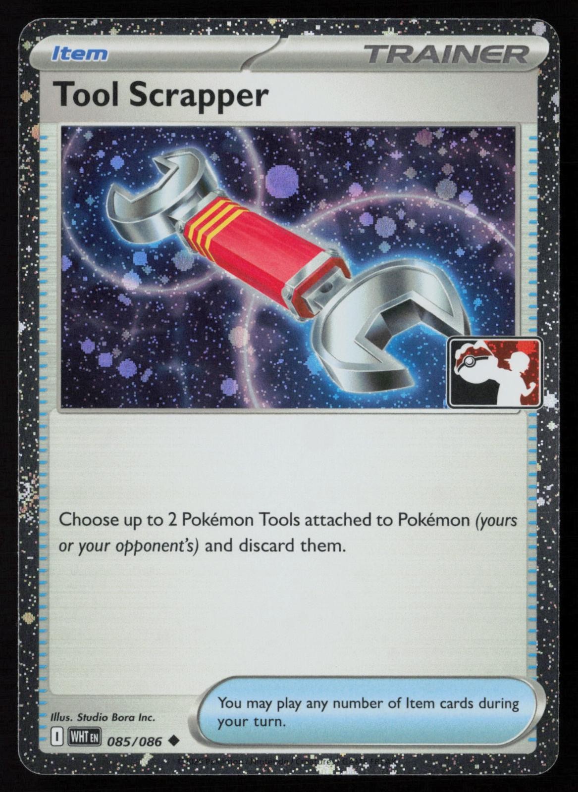 Pokemon TCG Tool Scrapper 085/086 Prize Pack Series 9 Cosmo Holo Pack Fresh – NM