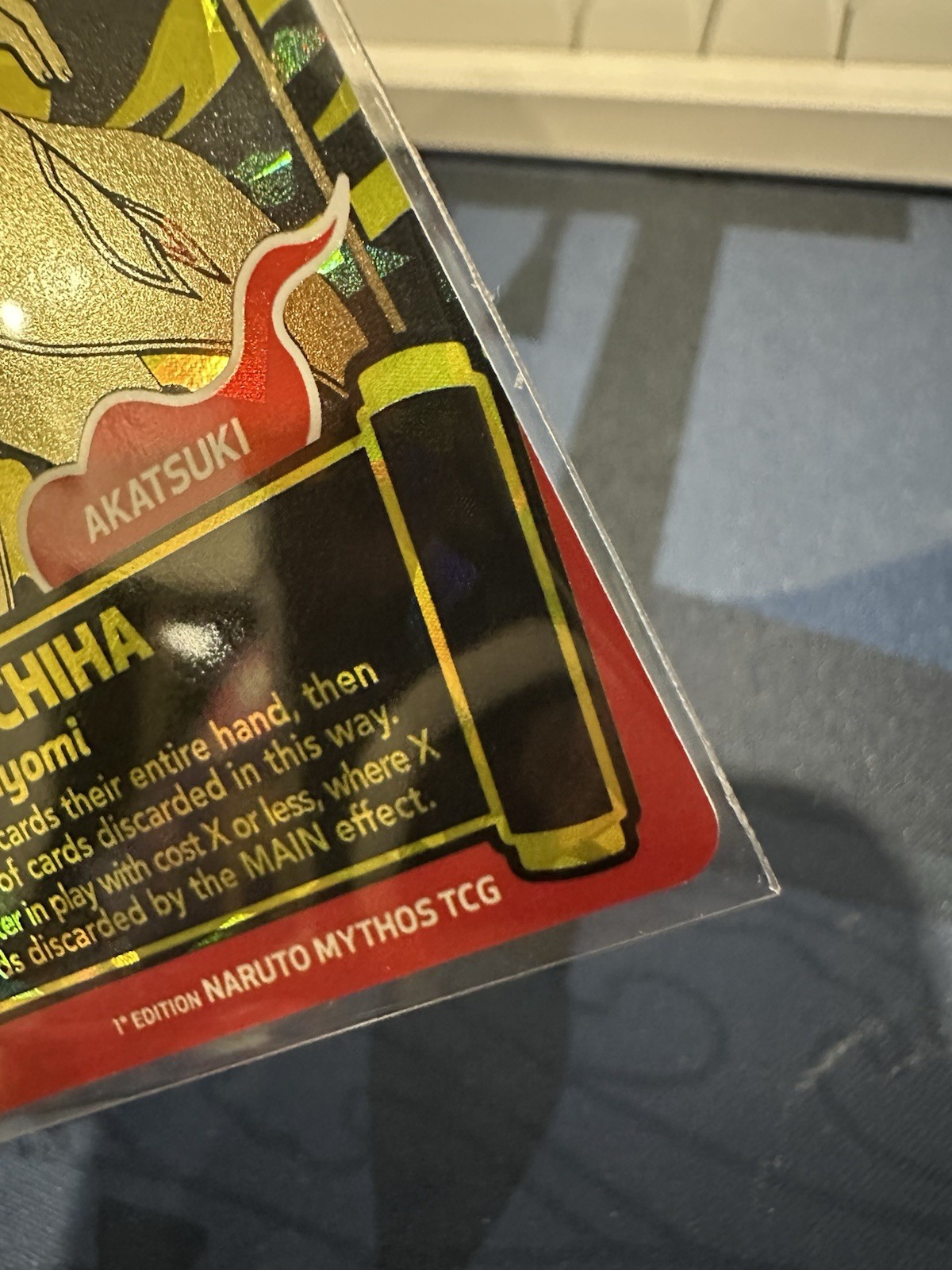 Itachi Uchiha 140/130 – Secret – Naruto Mythos TCG 1st Edition