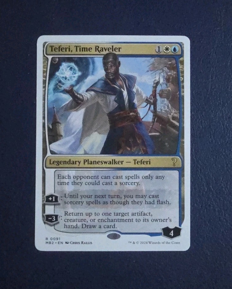 NM Teferi, Time Raveler (White Border) #0091 Mystery Booster 2 MB2