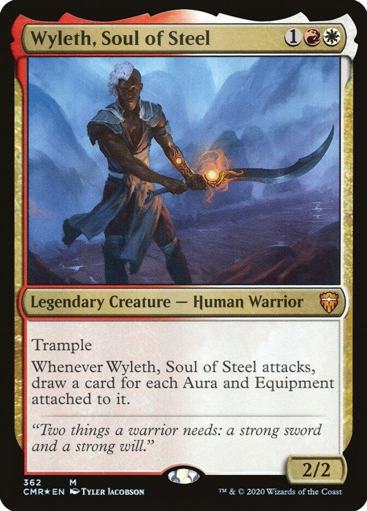 Wyleth, Soul of Steel Foil Mythic CMR 362 NM