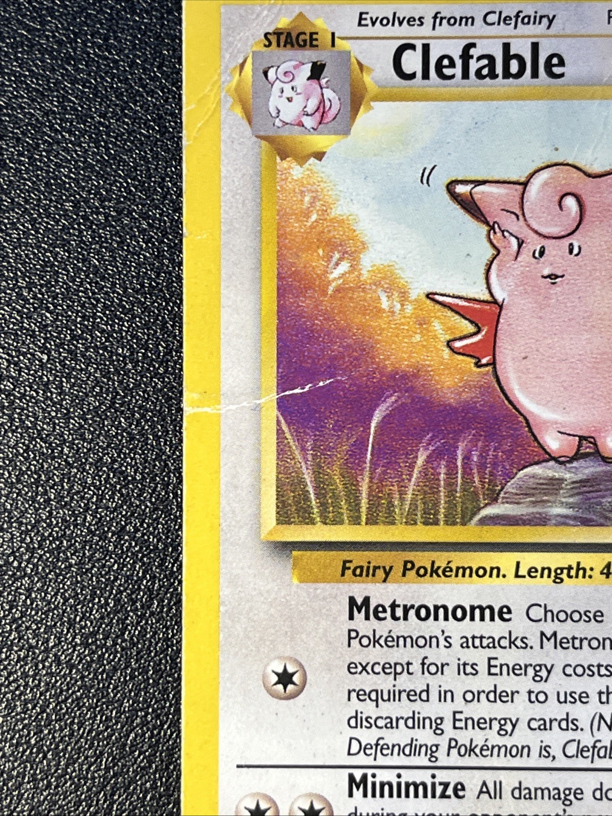 Clefable (17) Mitsuhiro Arita Jungle 17/64 DAMAGED/CREASED