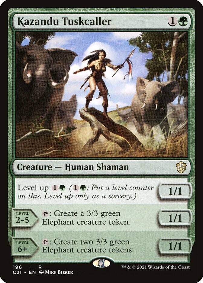 Kazandu Tuskcaller 196 Non Foil Rare Commander 2021 MTG Near Mint