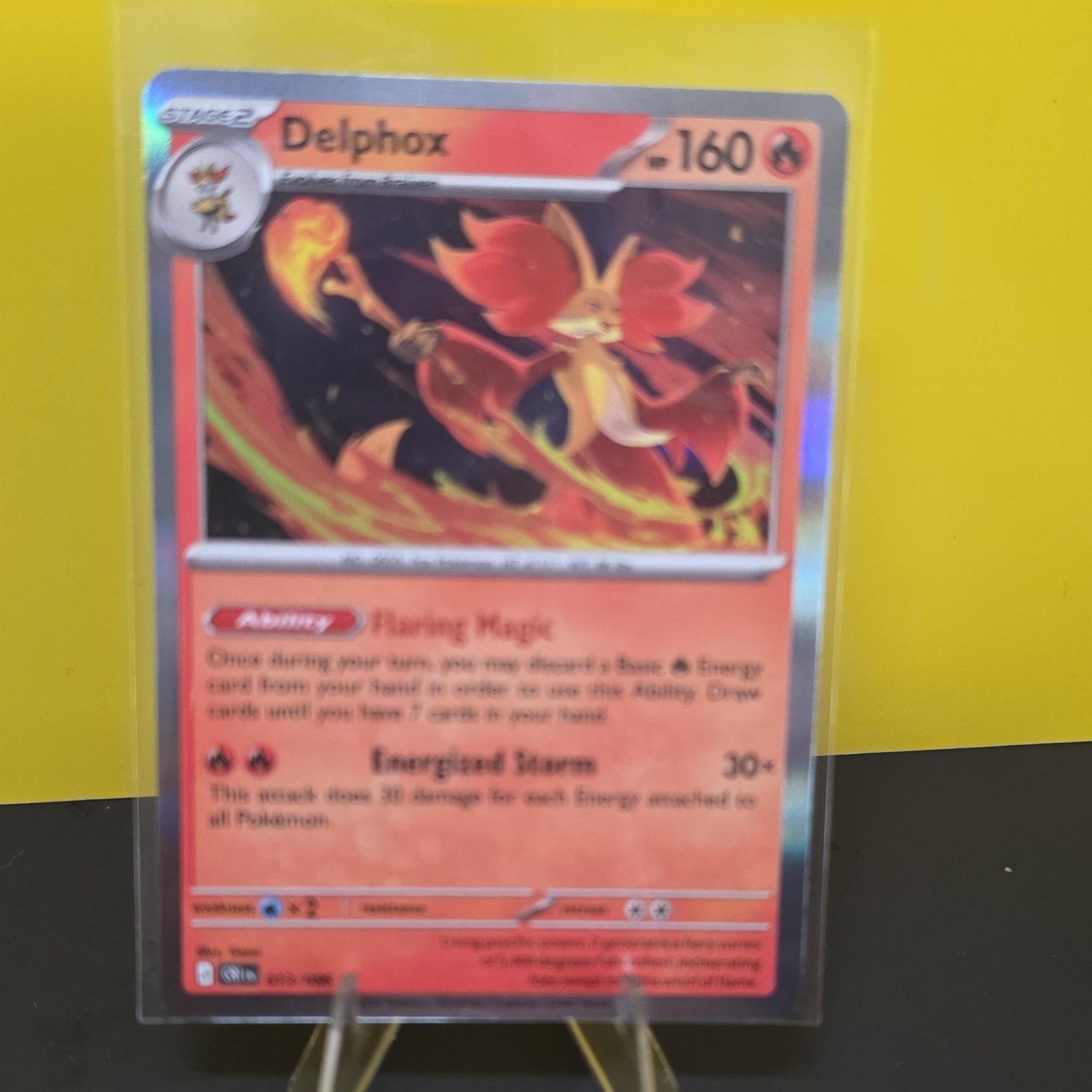 Pokemon TCG Delphox 013/086 XY Rare Holo English Stage 2 (2014) 160HP
