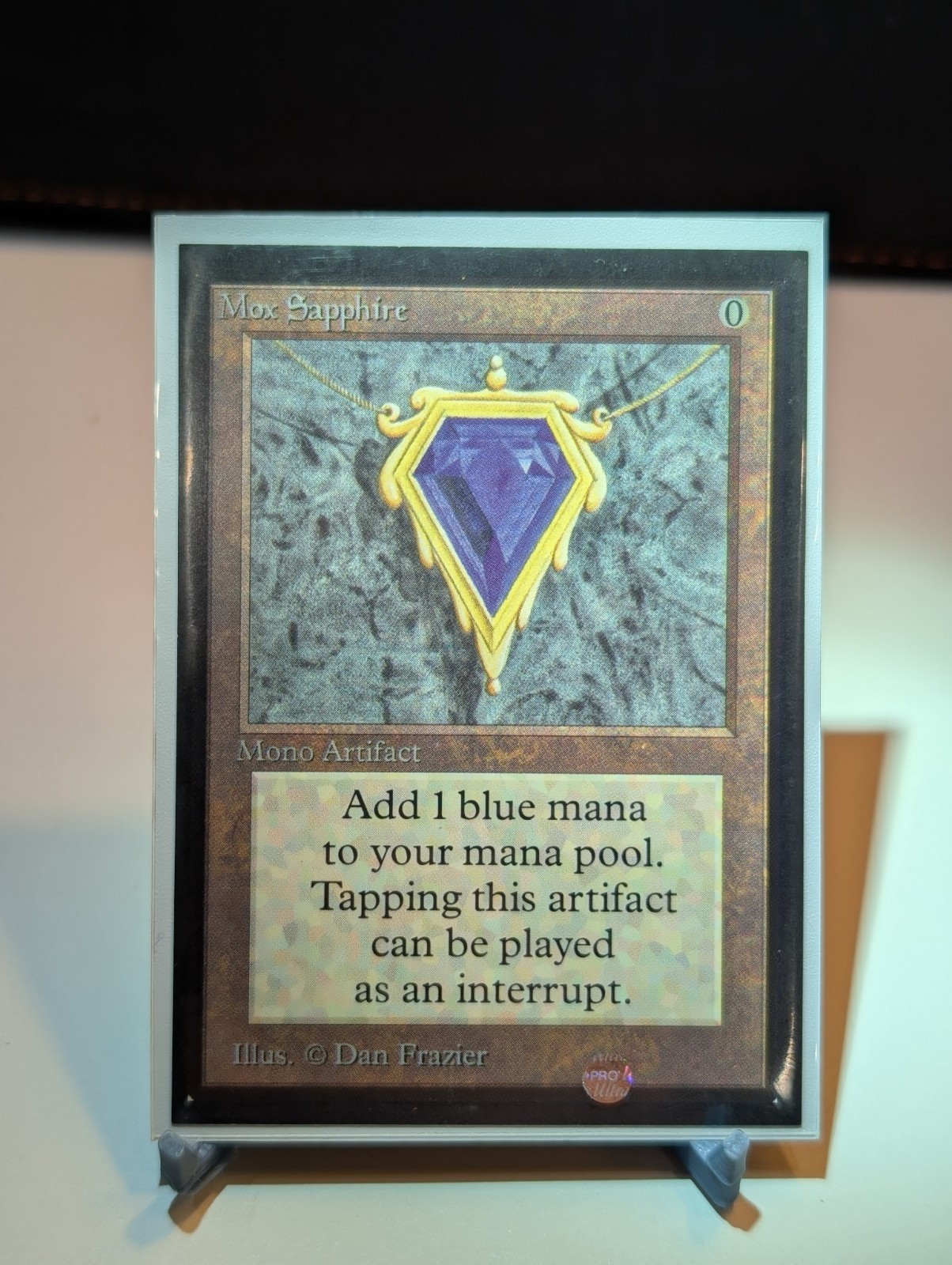 Mox Sapphire 1993 Collector’s Edition Artifact Magic the Gathering