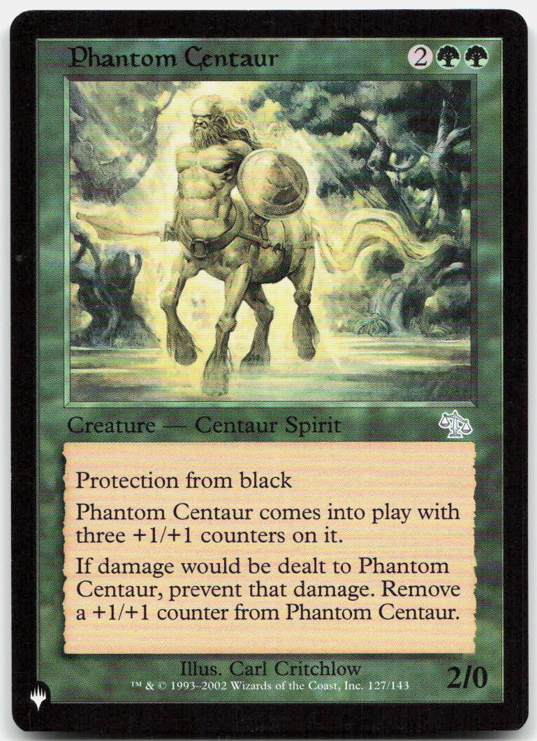 Phantom Centaur U The List Reprints LIST 127 NM Carl Critchlow