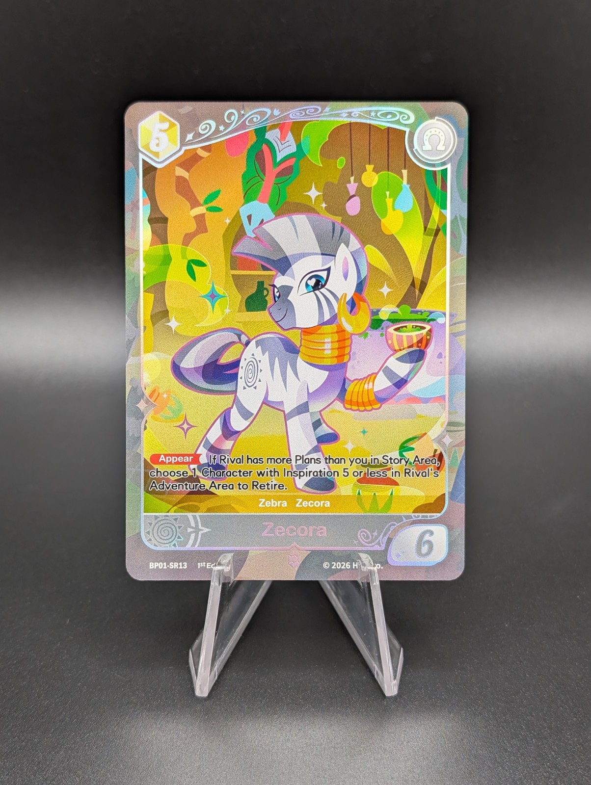 Kayou My Little Pony Fantasy Wonderland TCG Zecora 1st Edition BP01-SR13