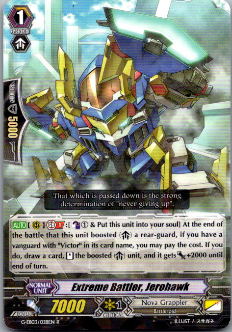 Extreme Battler, Jerohawk R G-EB03: The GALAXY STAR GATE G-EB03/028EN MP