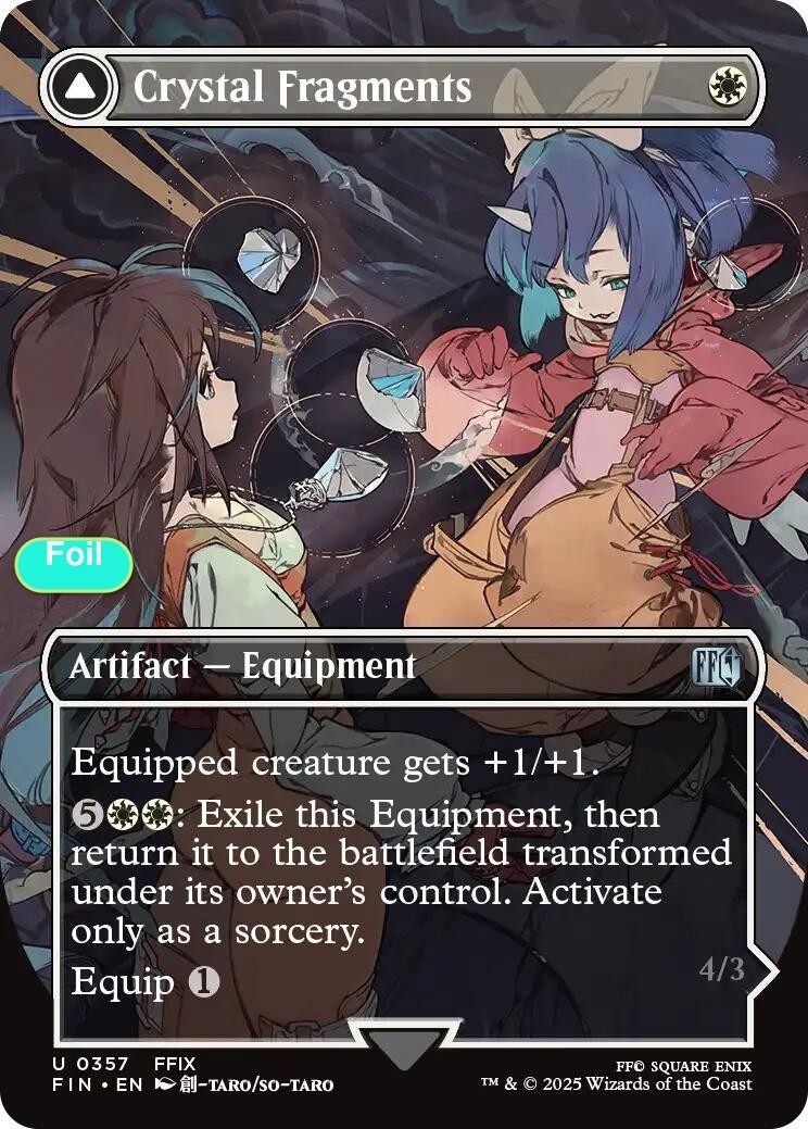 Crystal Fragments (Borderless) – Foil – FIN – 357 NM/LP