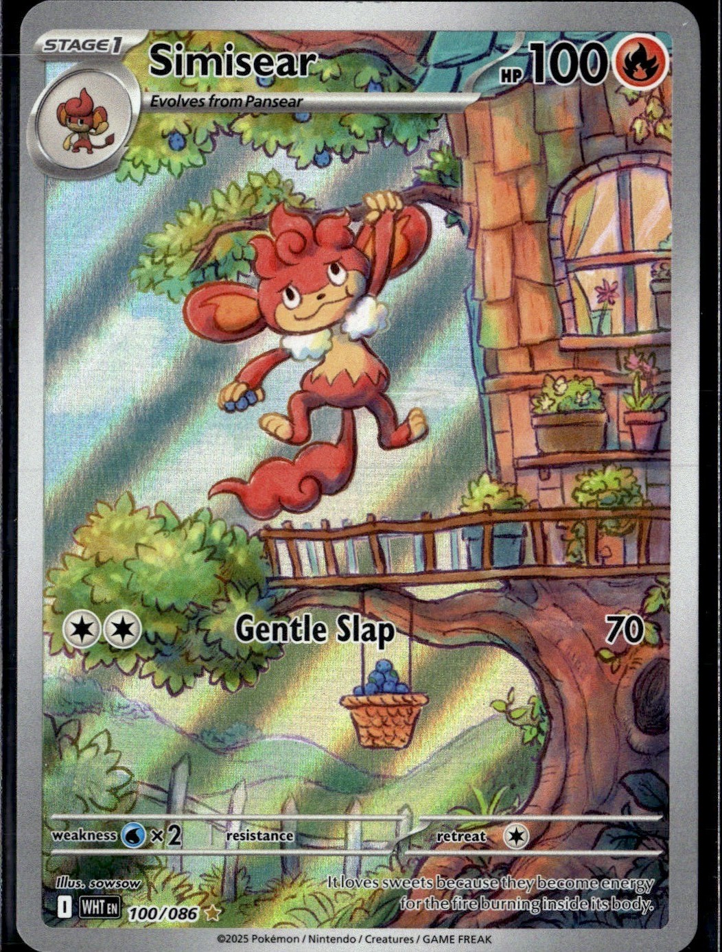 Simisear Illustration Rare SV: White Flare 100/086 NM