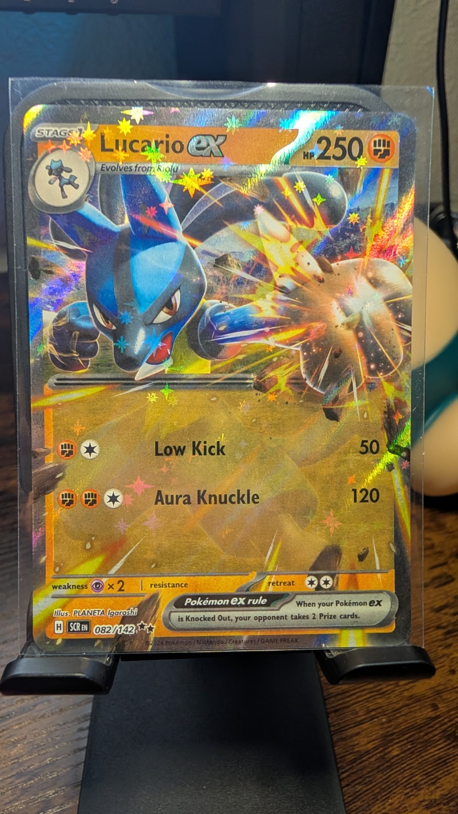 Lucario ex 082/142 Sv07: Stellar Crown Holo