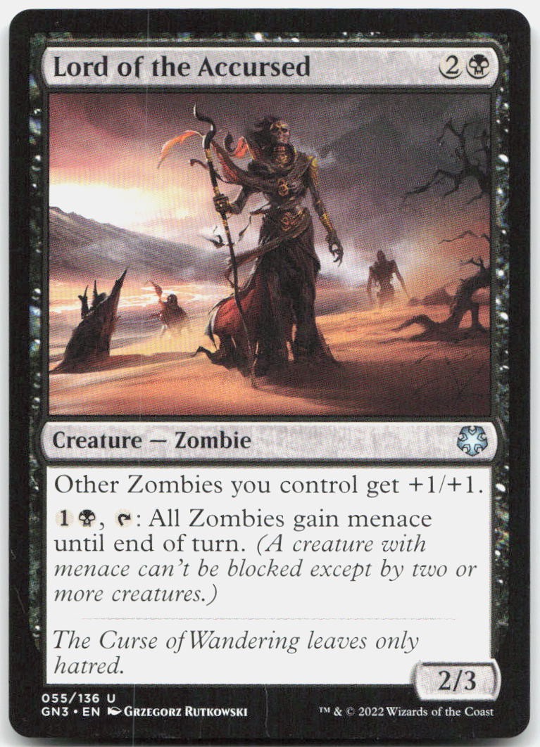 Lord of the Accursed U Magic Game Night: Free For All GN3 55 NM Grzegorz Rutkows