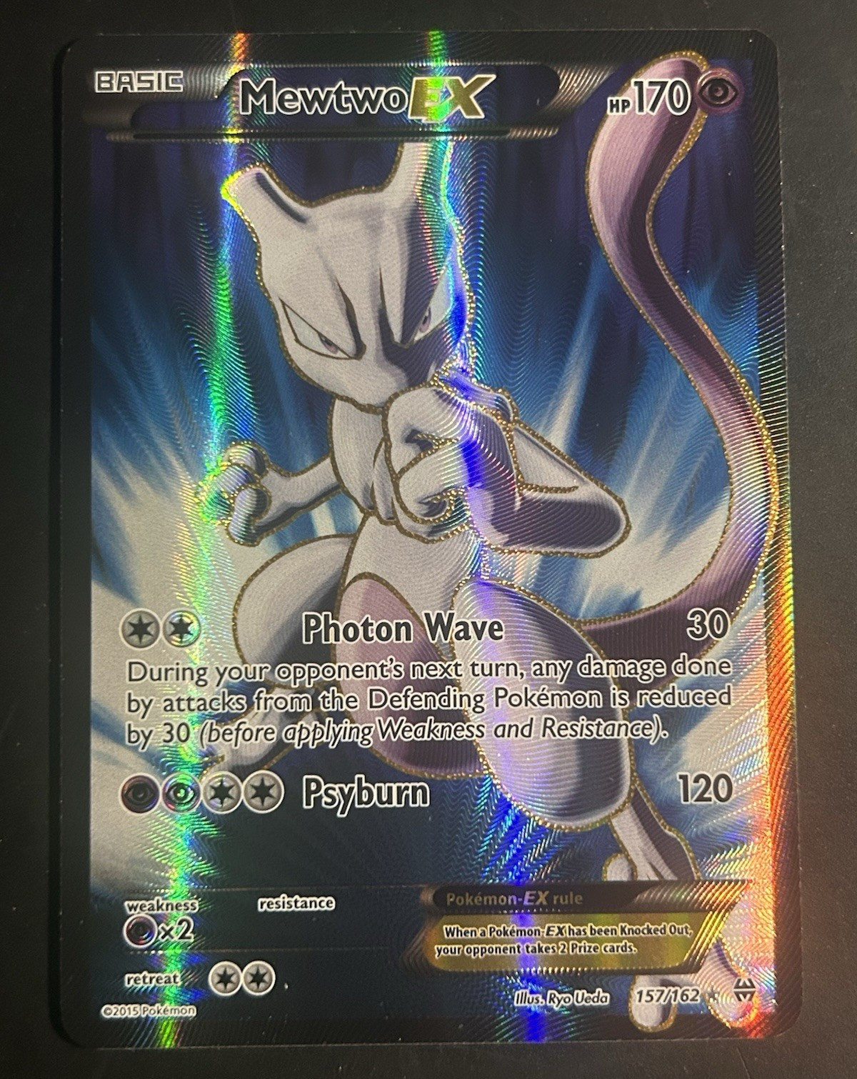 The Pokémon Company Mewtwo EX 157/162 Breakthrough Ultra Rare Holo Full Art