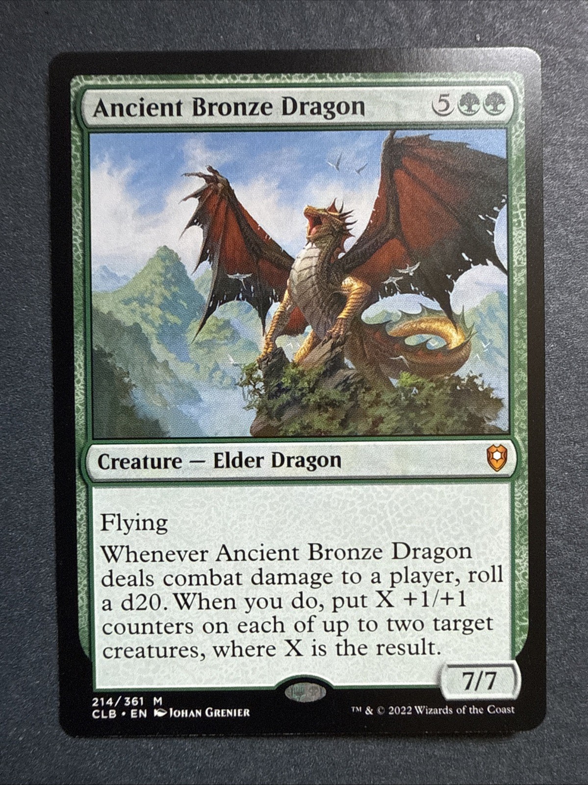 Ancient Bronze Dragon Commander Legends: Battle for Baldur’s Gate Regular