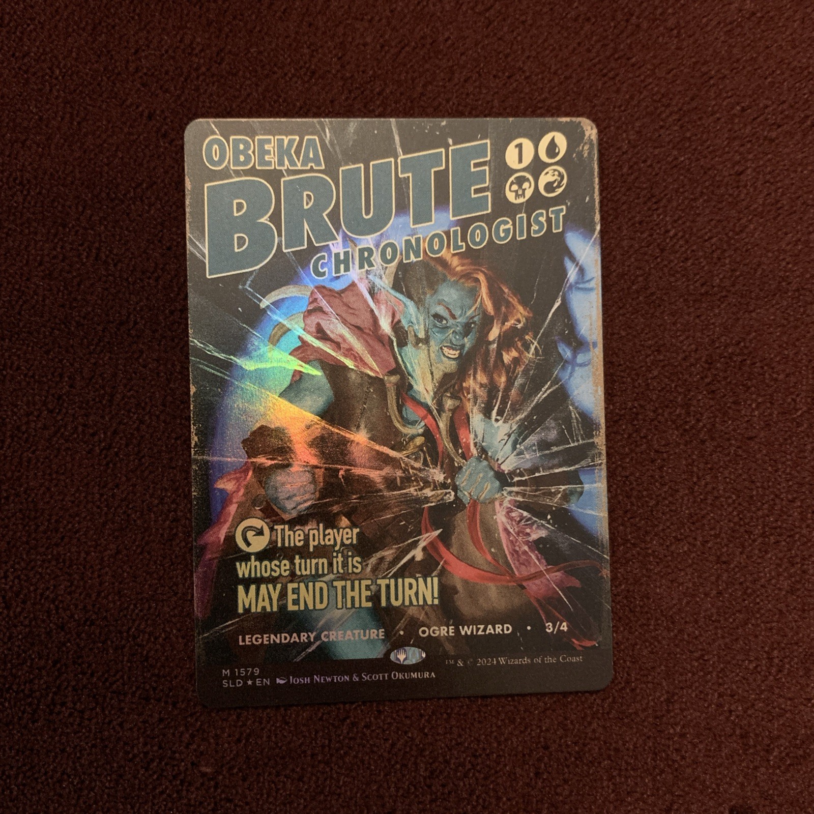Obeka, Brute Chronologist (Rainbow Foil) Secret Lair Drop Foil