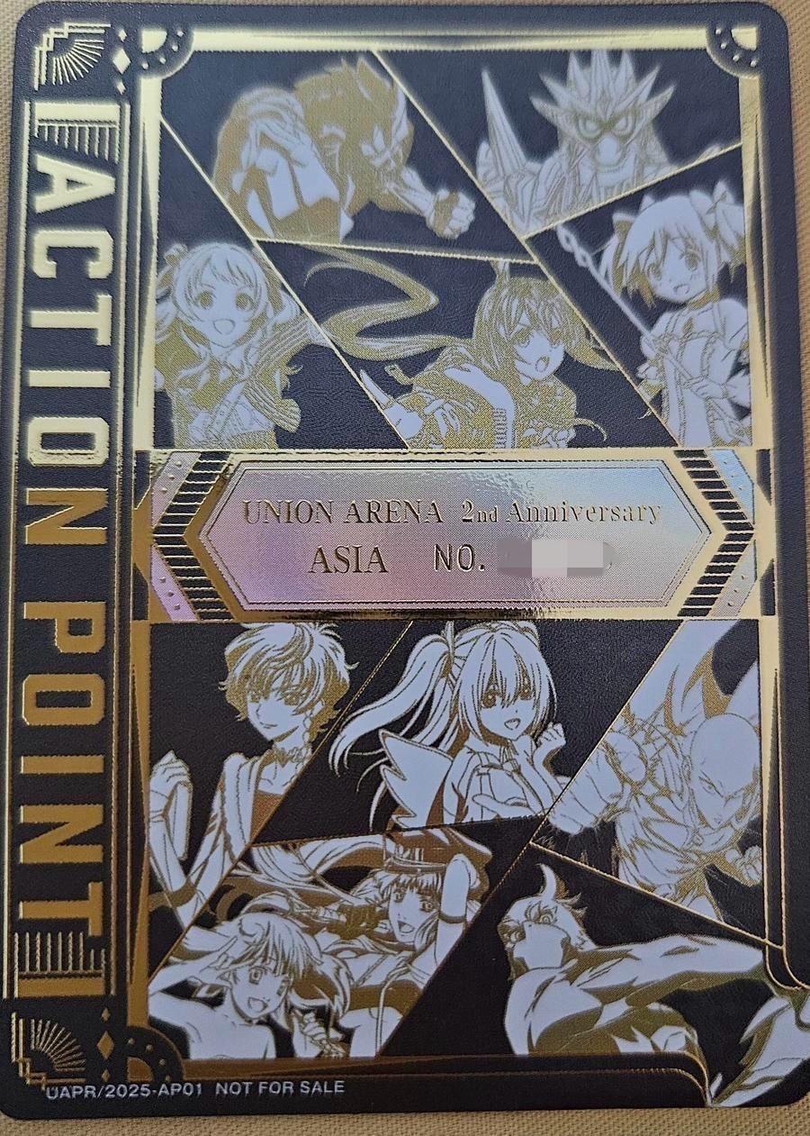 Union Arena 2nd Anniversary Serial Number Action Point Promo UAPR/2025-AP01 JP
