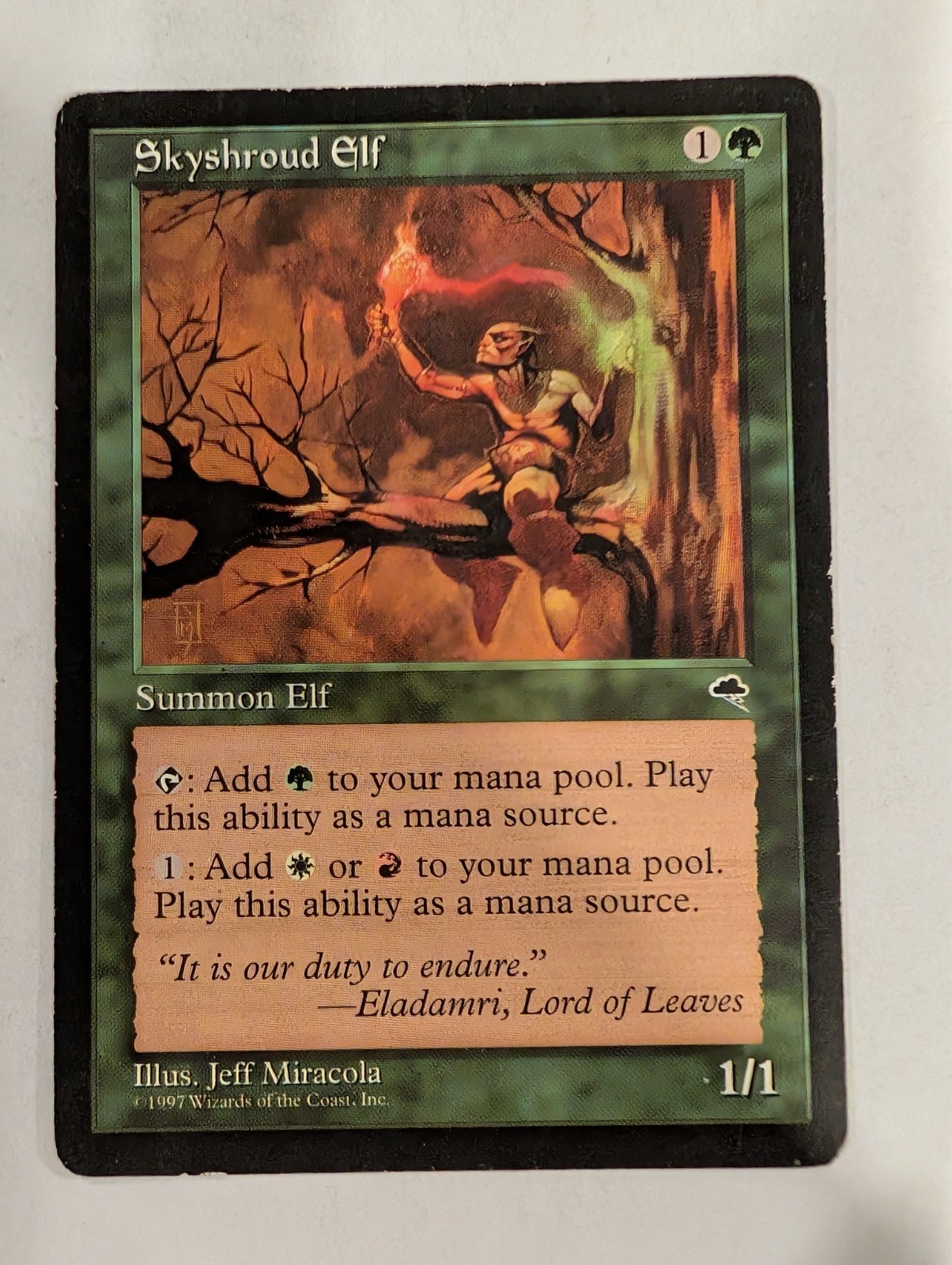 Skyshroud Elf – Tempest – Magic the Gathering MTG Nice!