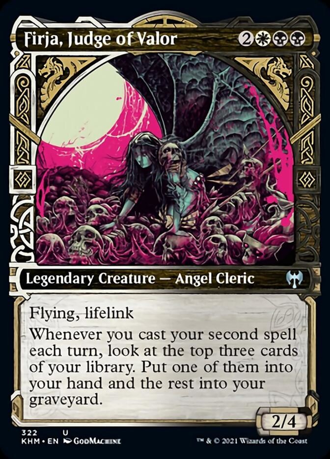 Firja, Judge of Valor (Showcase) [Kaldheim] Magic MTG