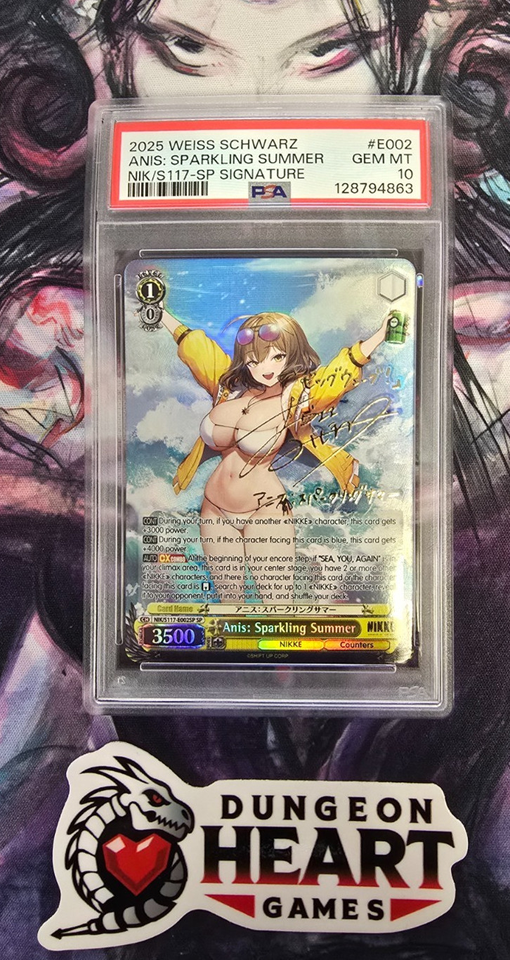 WS Goddess of Victory: NIKKE – Anis: Sparkling Summer SP Gold Signature PSA 10