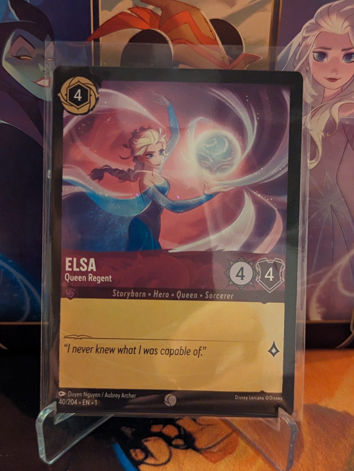 Disney Lorcana Elsa – Queen Regent 40/204 Common NM TCG