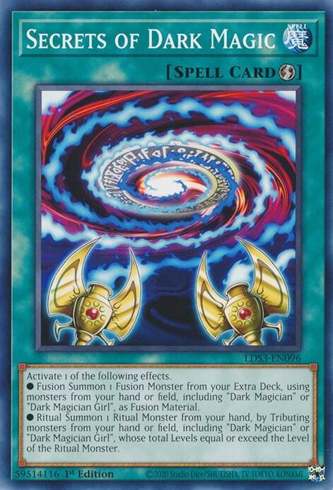 Yugioh Secrets of Dark Magic 1st Edition Common LDS3-EN096 NM