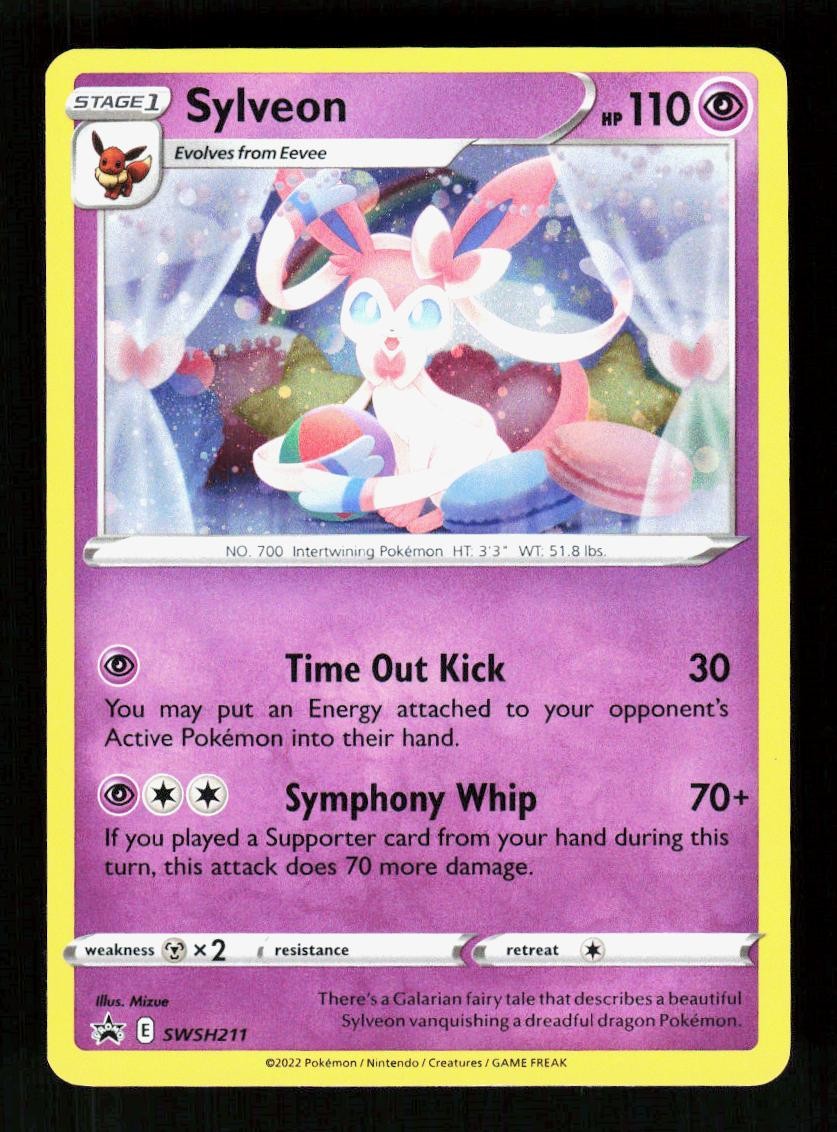 Sylveon SWSH211 Holo Promo Sword & Shield Promo Pokemon NM