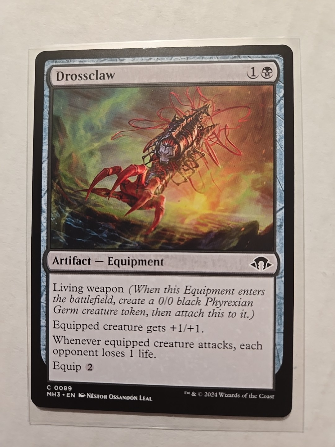 Drossclaw – Modern Horizons 3 – LP – MTG Magic – Common – Equipment