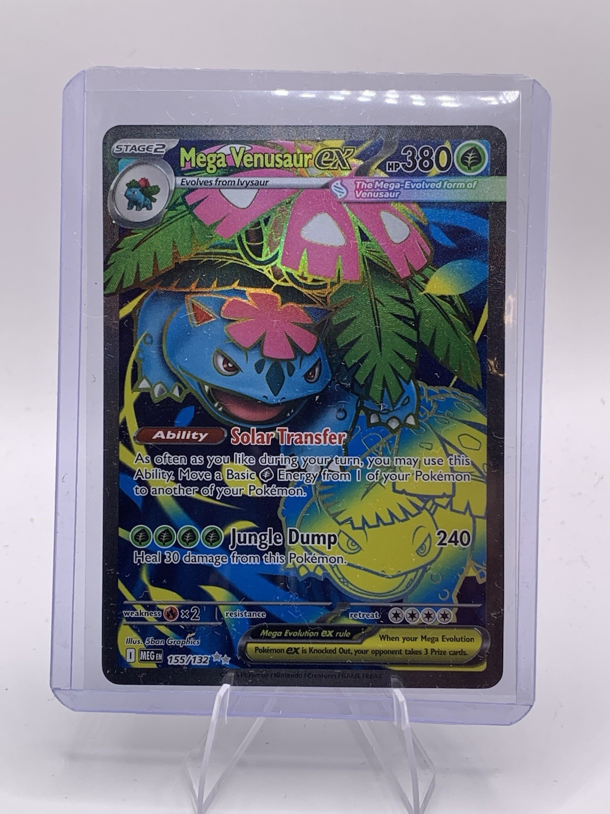 Mega Venusaur EX #177/132 – Special Illustration Rare – Mega Evolutions