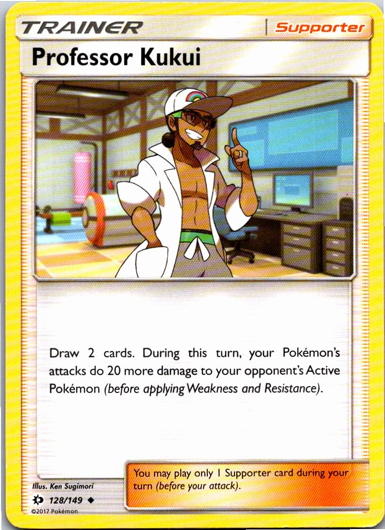 Professor Kukui SM Base Set 128/149 Uncommon