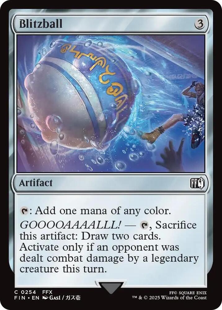 Blitzball (C) #254 Foil FINAL FANTASY MTG NM