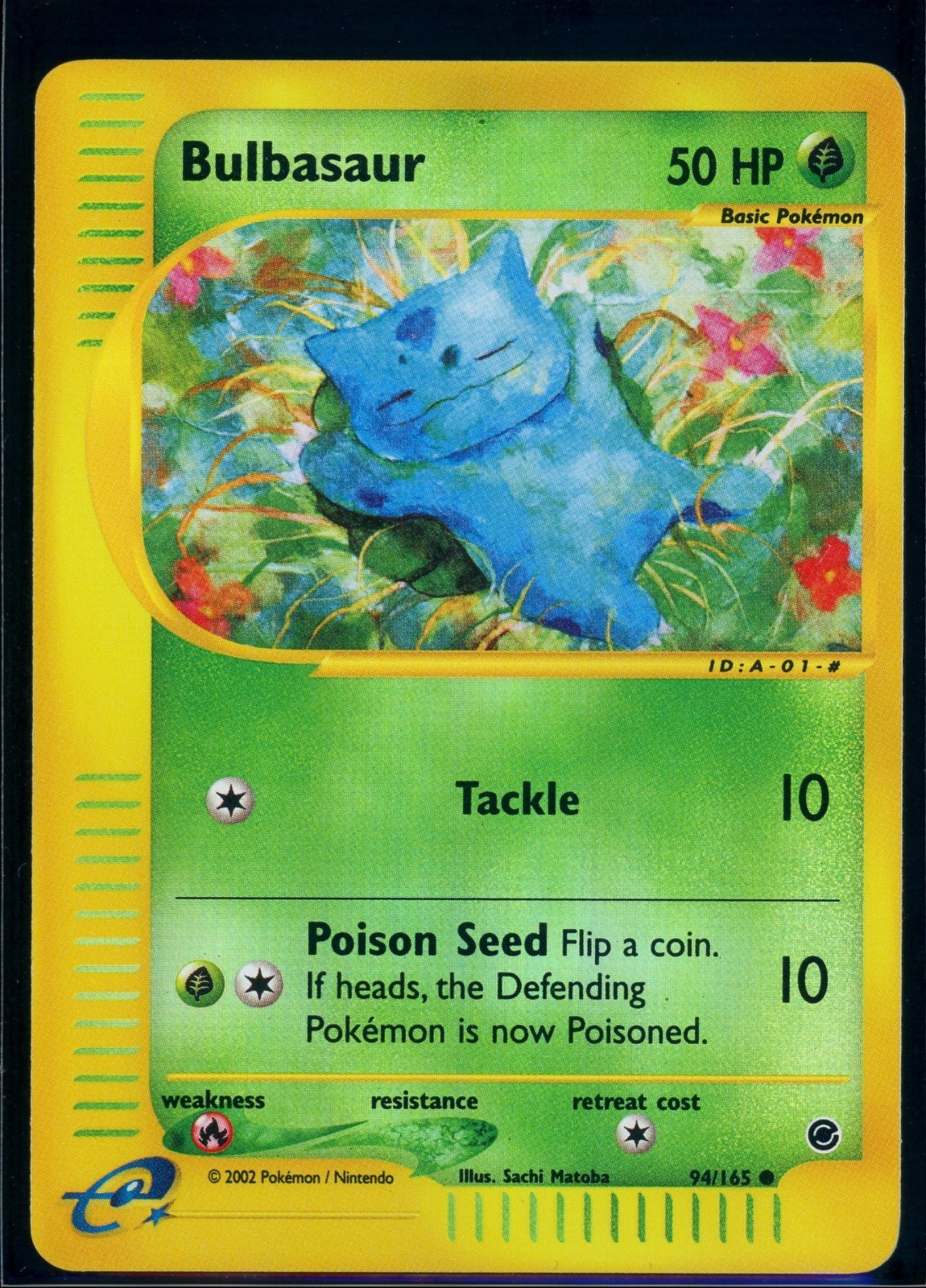 Pokemon EXPEDITION – #94/165 Bulbasaur – Reverse Holo – ENG – Near Mint