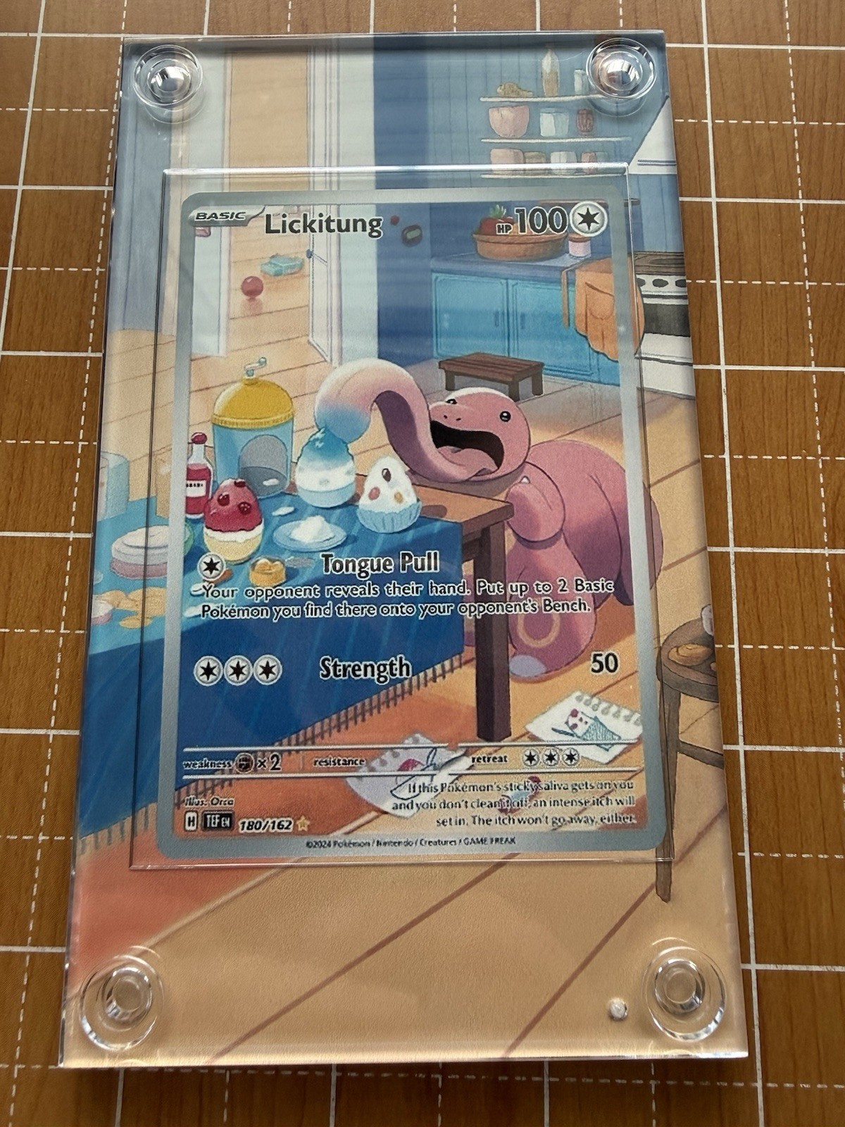 Lickitung 180/162 SV05: Temporal Forces Illustration Rare – Extended Art Case