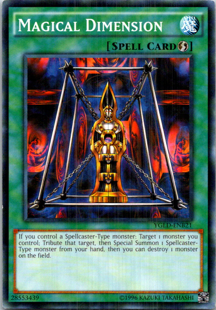 Magical Dimension YGLD-ENB21 Yu-Gi-Oh! TCG Unlimited LP