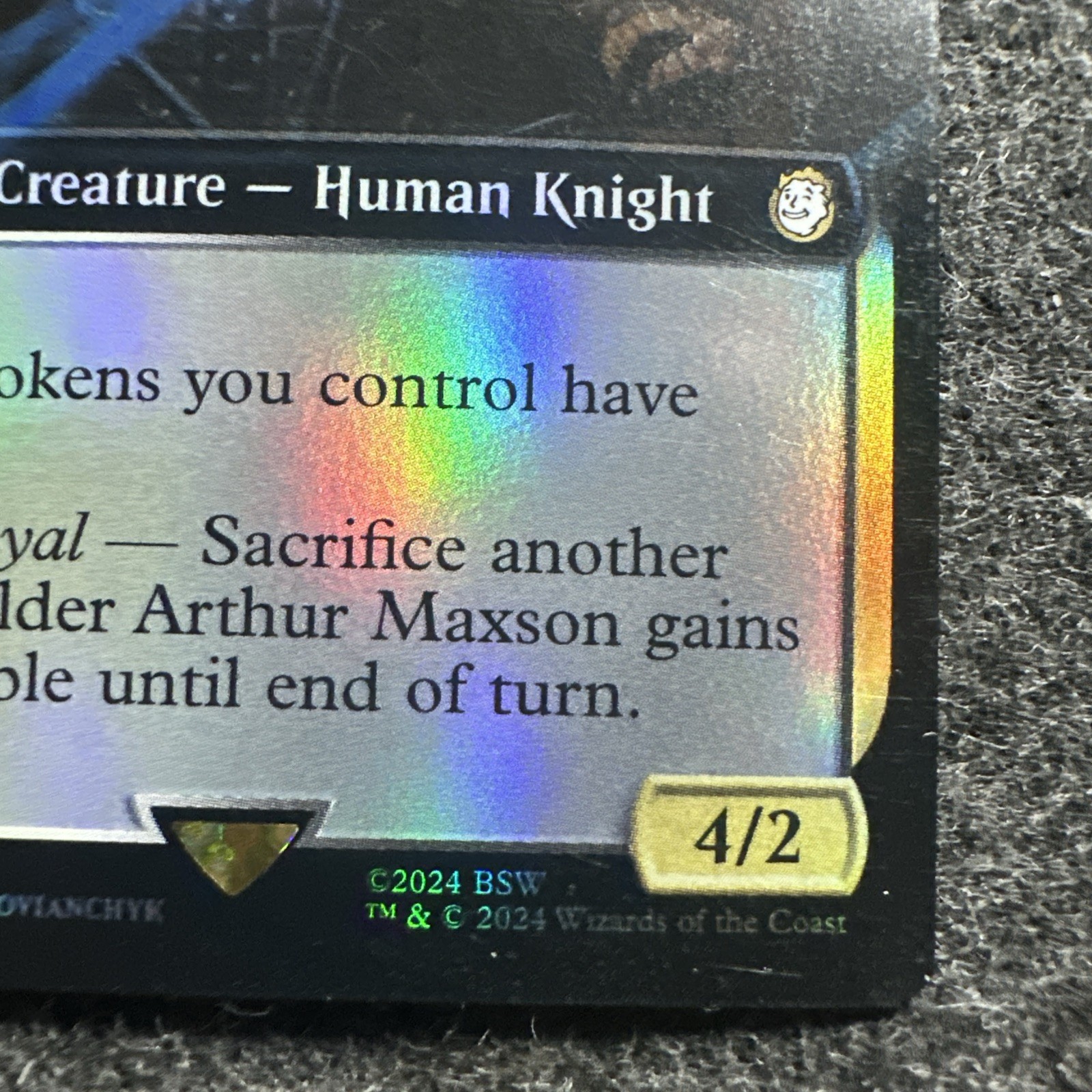 Elder Arthur Maxson (Extended Art) (Surge Foil) Universes Beyond: Fallout Foil