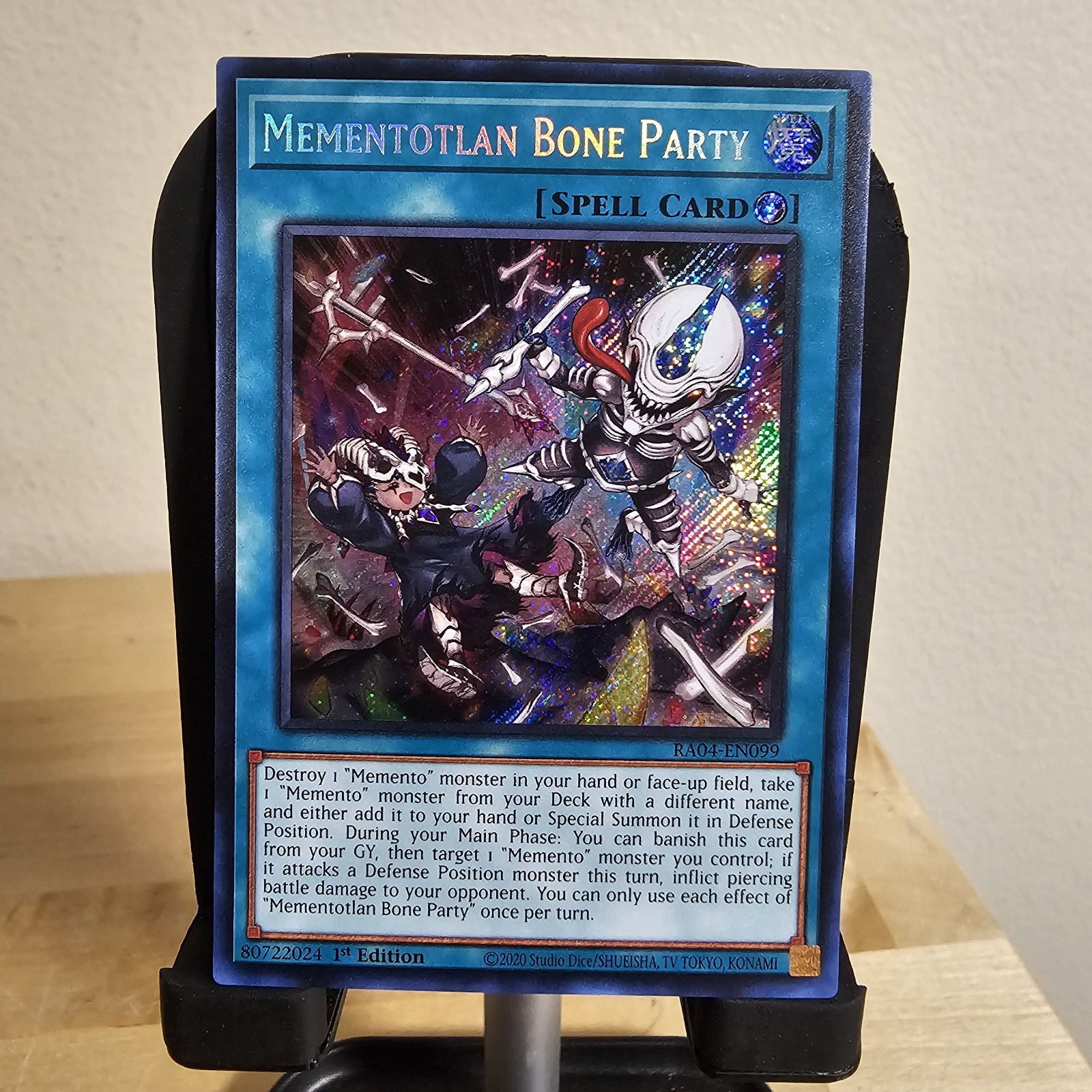 Mementotlan Bone Party (Secret Rare) RA04-EN099 Quarter Century Stampede 1st…