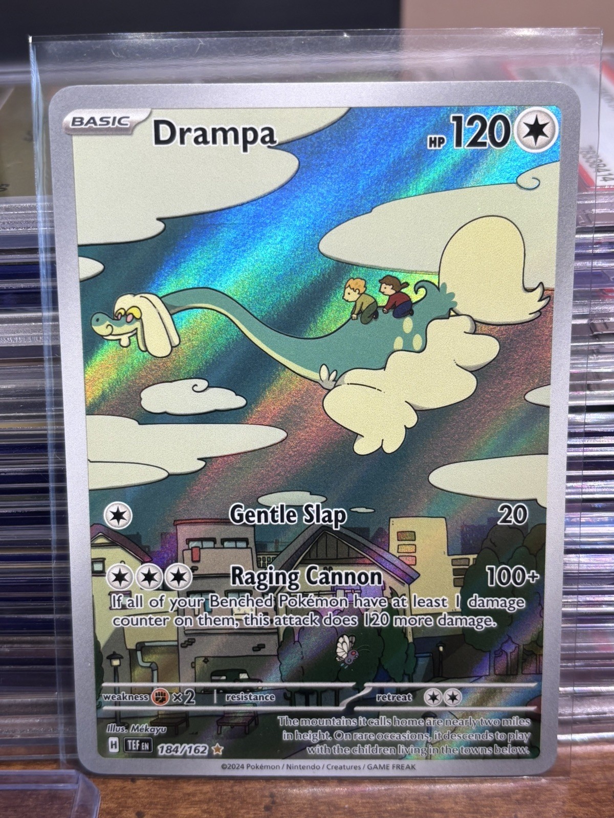 Drampa 184/162 SV05 Temporal Forces Illustration Rare Holo Full Art English