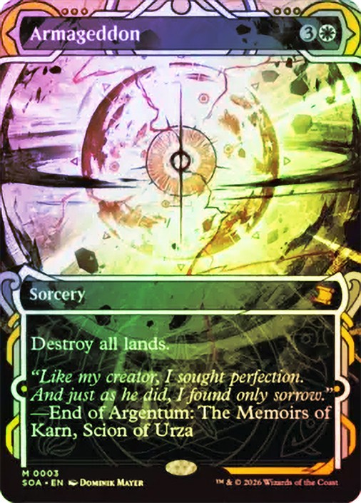 MTG FOIL Armageddon Showcase – Secrets of Strixhaven Mystical Archive #003