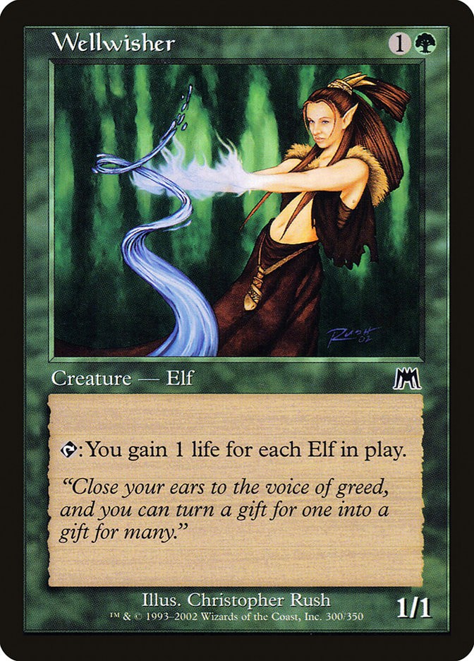 MTG Magic the Gathering Wellwisher (300/350) Onslaught MP