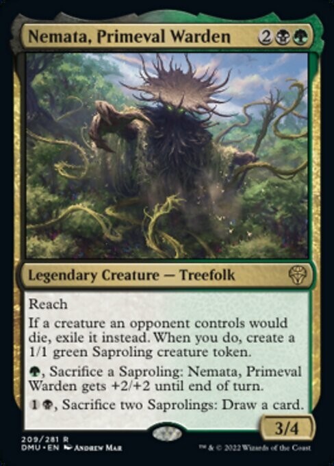 MTG Dominaria United R Nemata Primeval Warden #209
