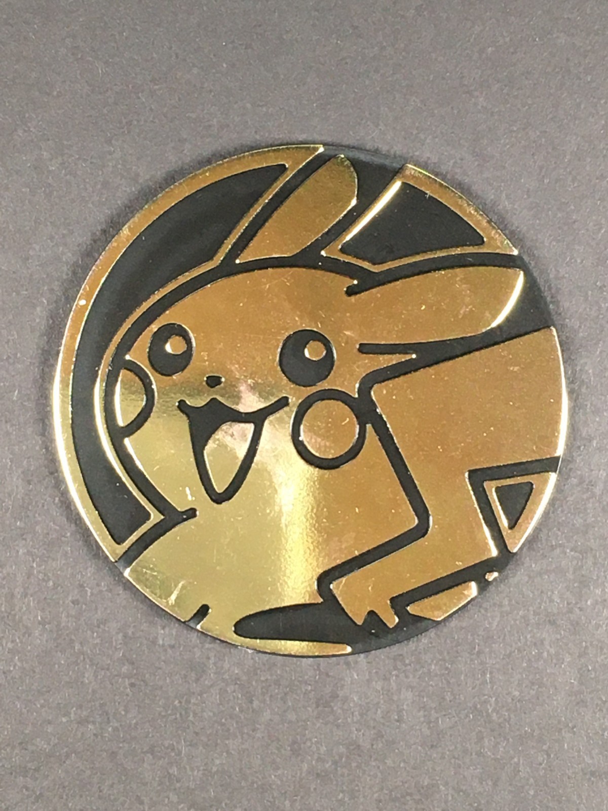 Pokémon TCG Pikachu Coin Collectible Game Flip Gold Reflective