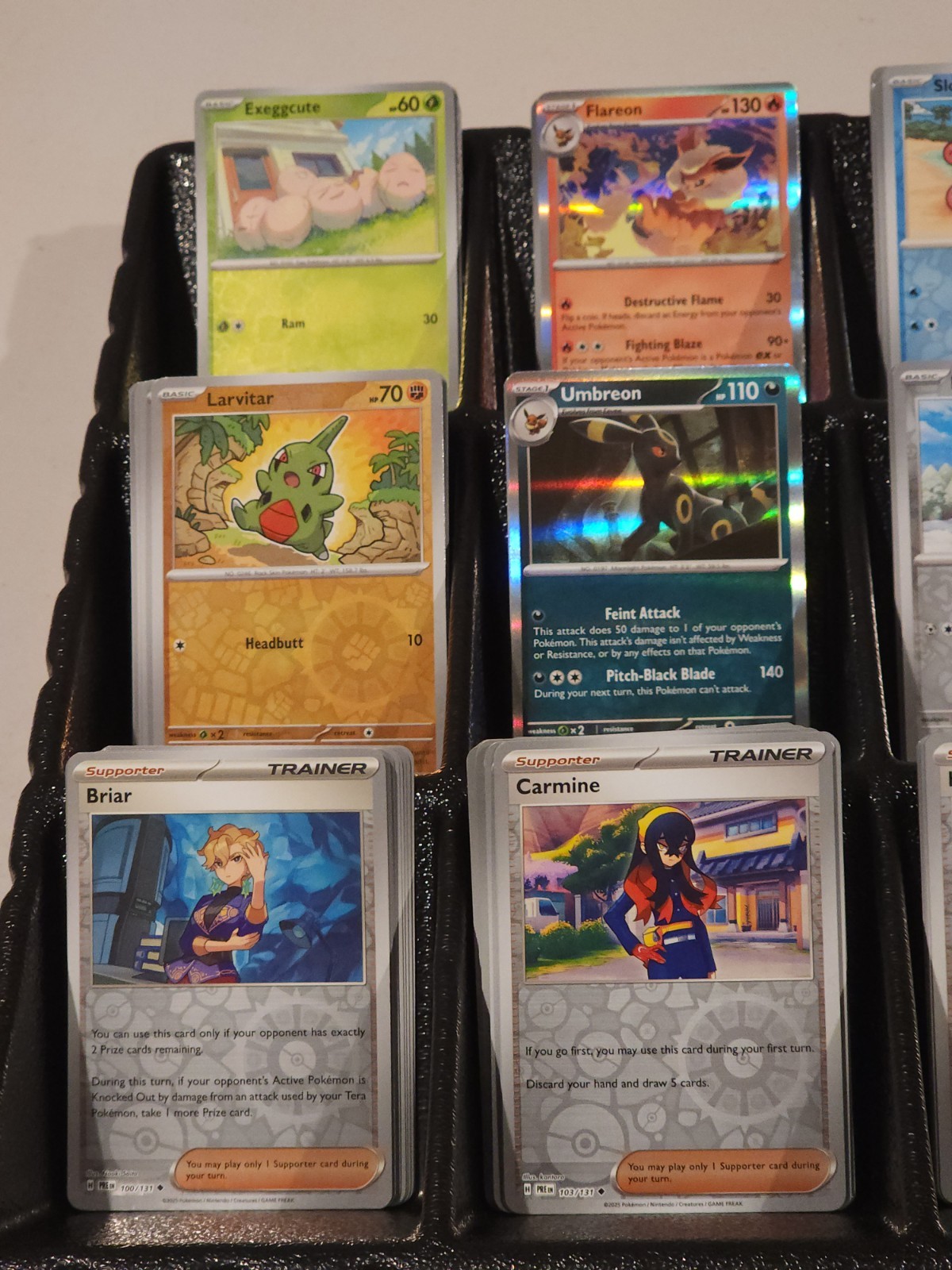 Pokemon Singles – S&V Prismatic Ev PRE – Rare Reverse Holos, Reverse Holos, & RH