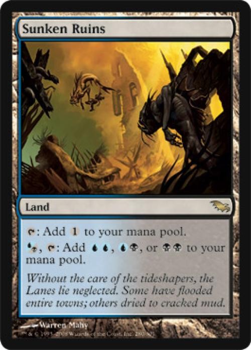 Sunken Ruins – Medium Play MTG Shadowmoor